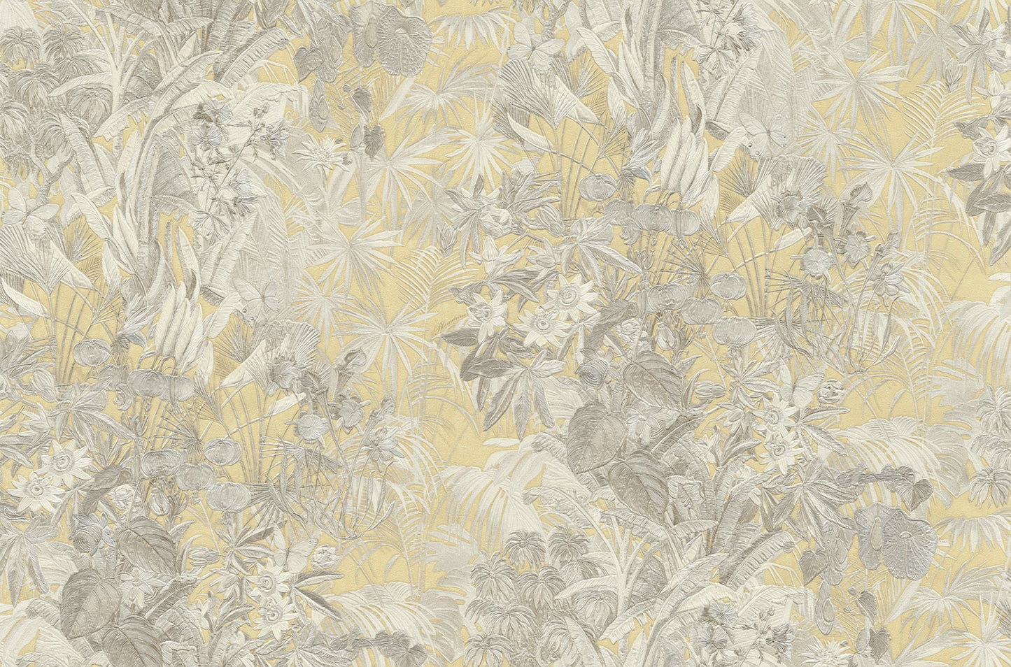 vintage bloom pattern wallpaper