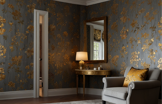 The Timeless Elegance of Gold: Why Gold is a Great Wallpaper Option for Luxurious Interiors