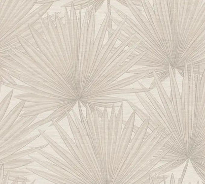 Palm leaf botanical wallpaper