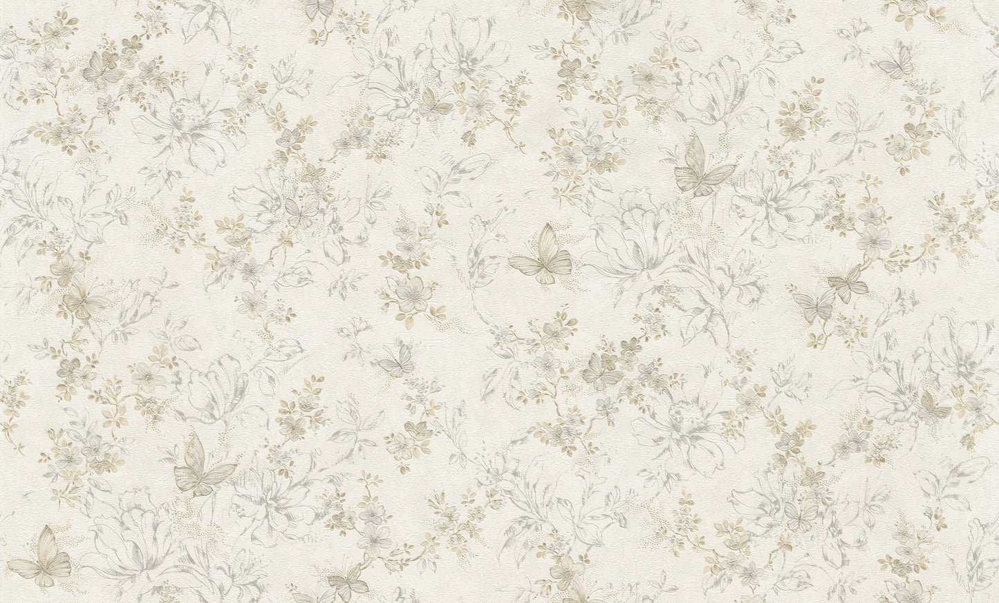 elegant floral print wallpaper