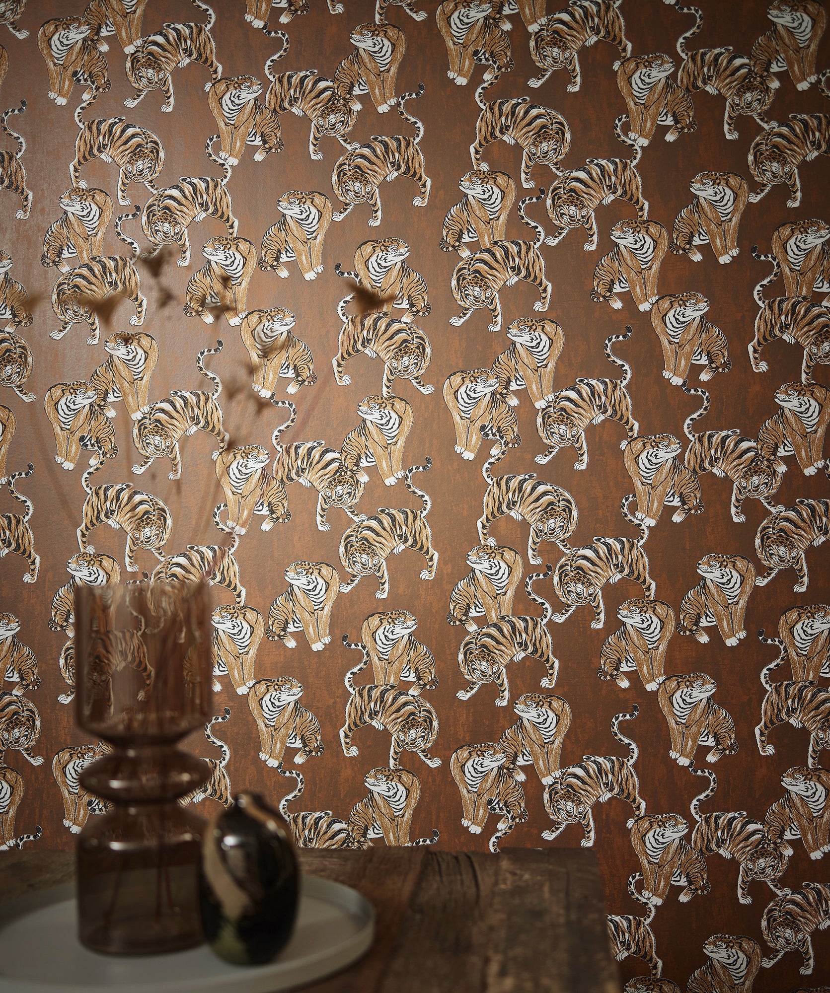 Timeless vintage design wallpaper